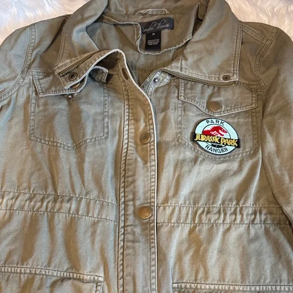 Brandon Thomas Tan Jacket with Patch - Picture 1 of 8